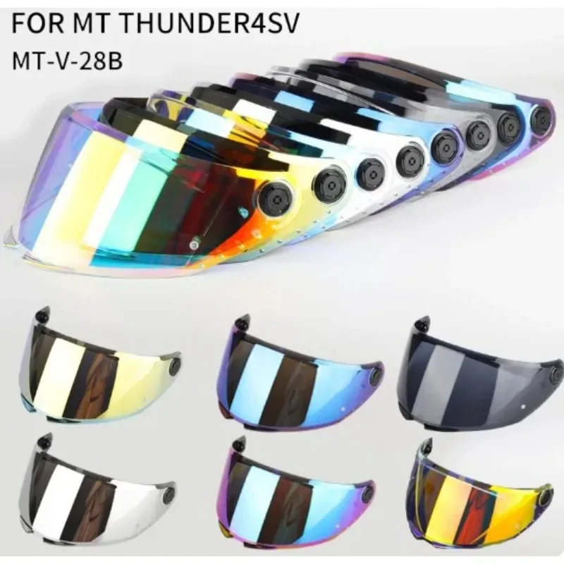 

Защитный козырек MT для шлема THUNDER 4 SV, солнцезащитный козырек для лобового стекла, защита от ультрафиолета, для мотоцикла, сменные Дополнительные линзы, 1 шт.