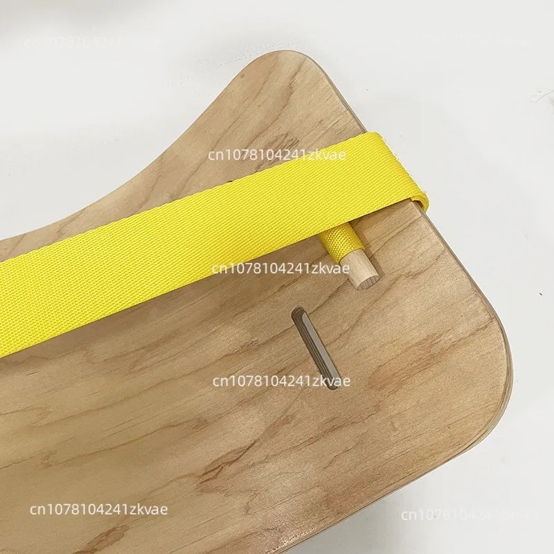 Flat Balance Board Maple Wooden Yoga Board Ski Yoga Training Balance Accessories Included