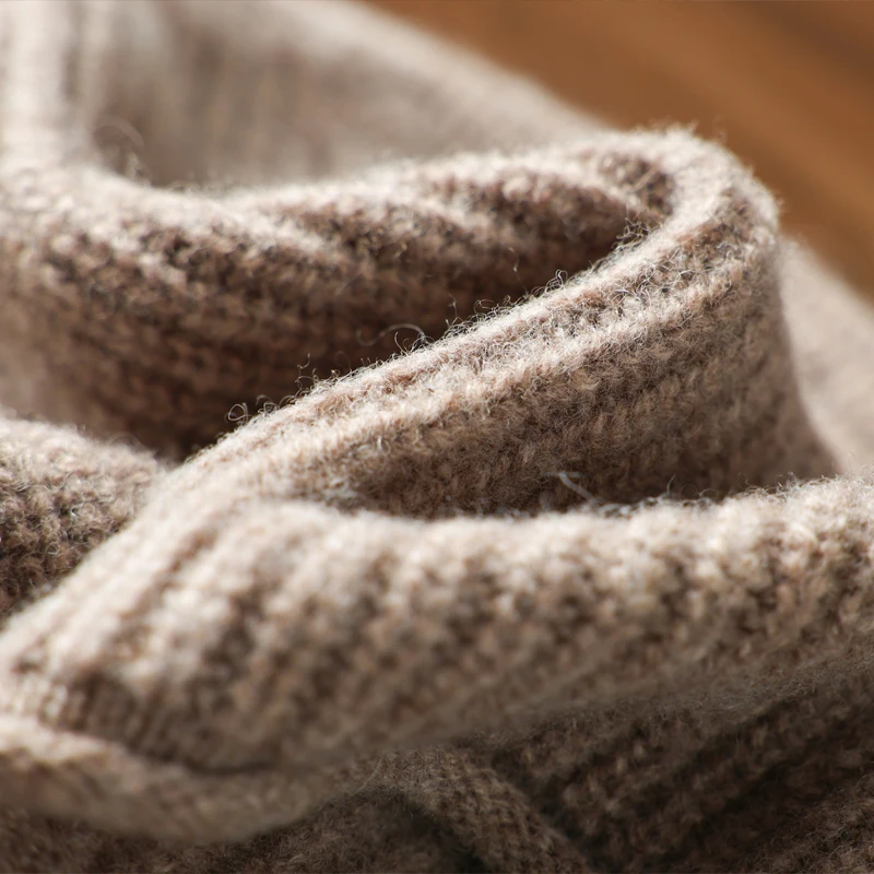 New Winter 100% Merino Wool Knitted Hats For Women/Men Keep Warm Beanie Hat High Quality Solid Casual Hedging Cap Skullies