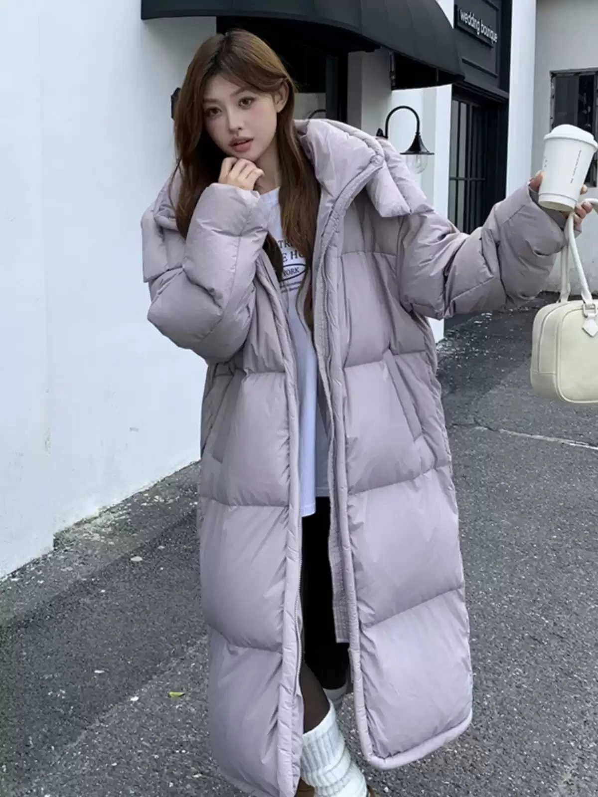 Coat Women Winter New Warm Super Nice Puff Soft Long Knee Cotton Jacket  Hickened Cotton Jacket