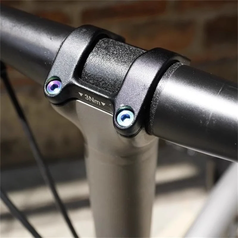 4pcs titanium screw t line stem fixed for Brompton stem cover screw tline