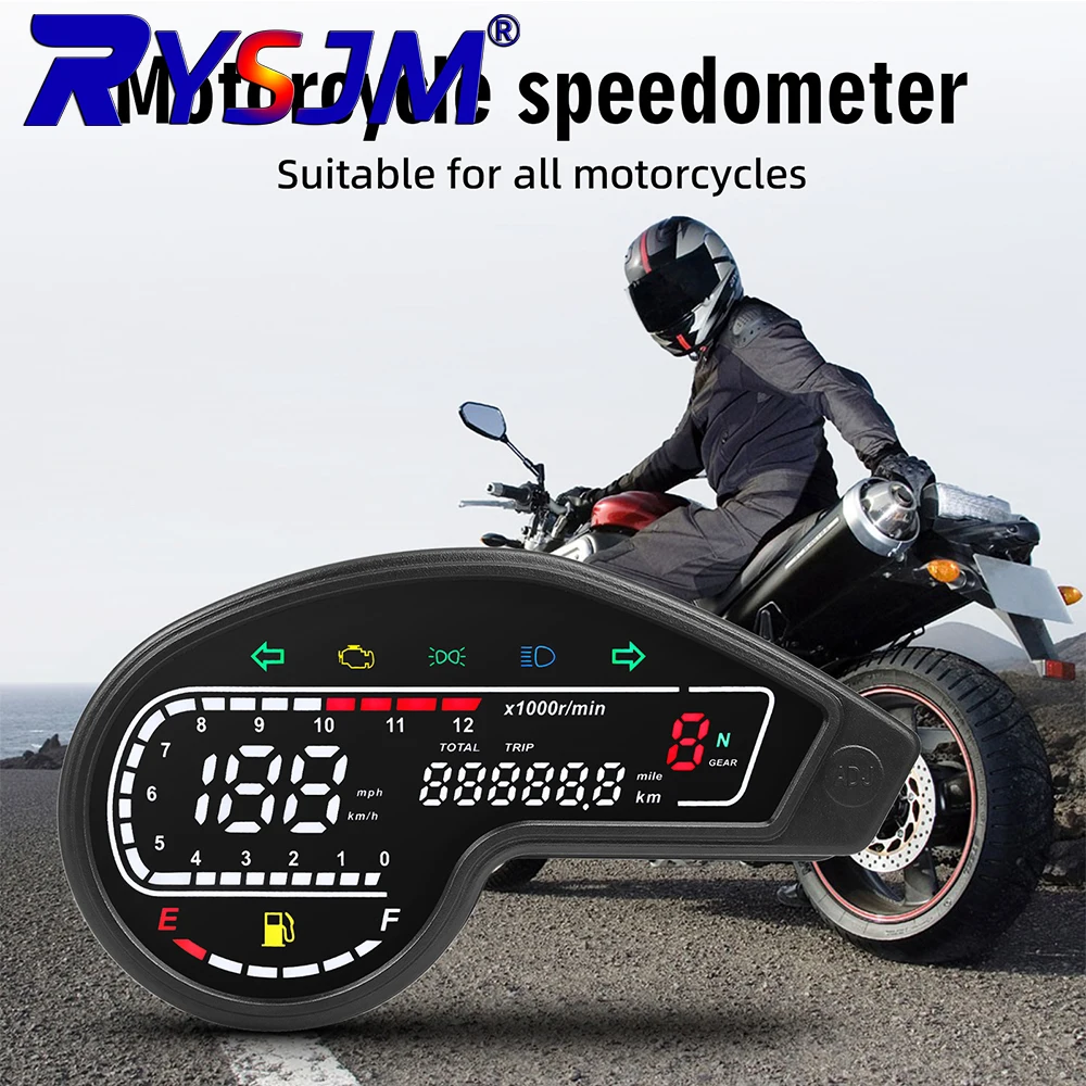 

Motorcycl Speedometer Digital LED Odometer for Honda NXR150 NXR125 Bros 2003-2014 CRV GY200 Mexico Brazil Colombia Motor