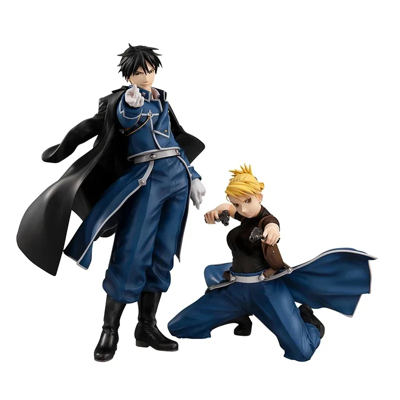 

Megahouse Original:Roy Mustang & Riza Hawkeye 22cm&14cm PVC Action Figure Anime Figure Model Toys Figure Collection Doll Gift