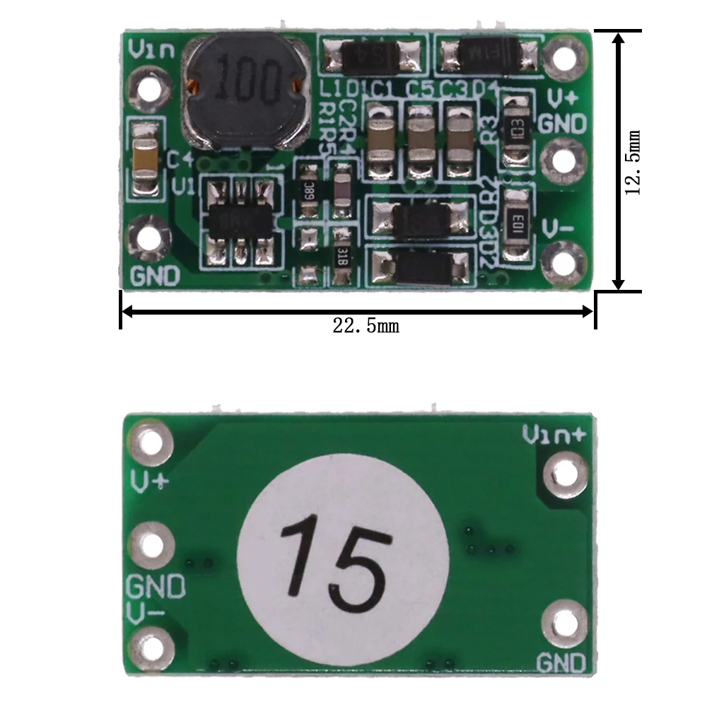 DC-DC Mini Boost Step Up Module Single Voltage to Positive Negative Voltage Dual Voltage ±5V ±9V ±12V ±15V Step Up Board