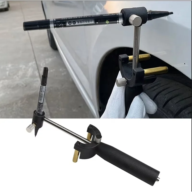 Car Wheel Eyebrow Scriber Auto Sheet Metal Dent Repair Tool Data Recovery Wheel Eyebrow Rib Line Parallel Drawing Tool