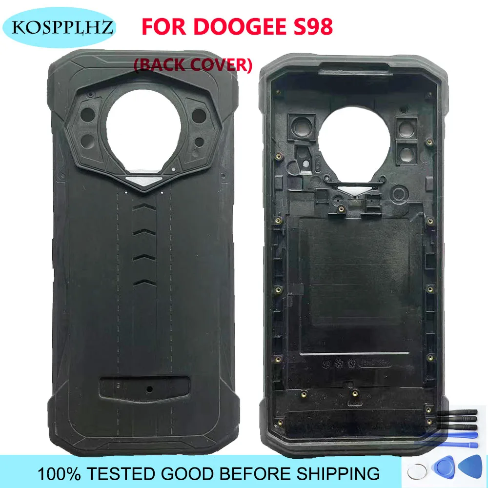 Черный Чехол Для DOOGEE S98, задняя крышка аккумулятора, внешняя крышка для замены