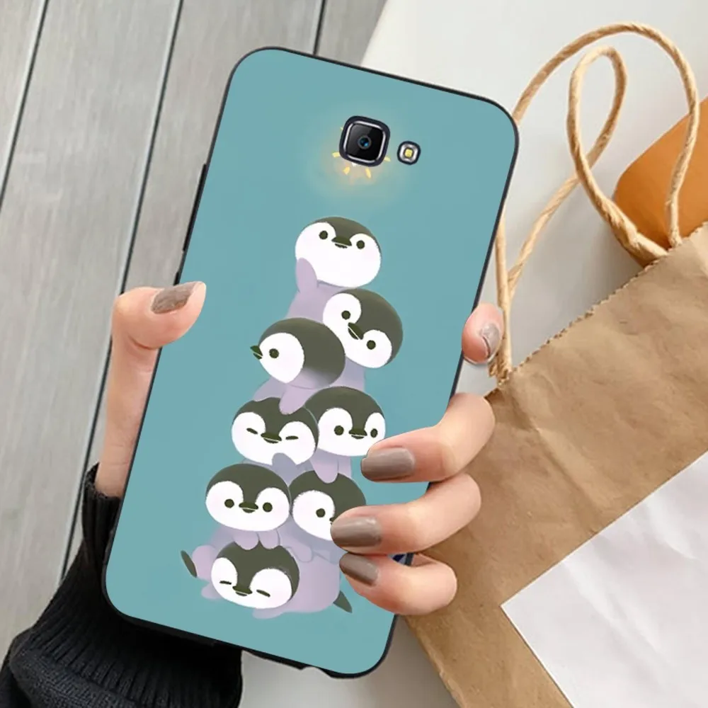 Custodia per telefono cartoon pinguino kawaii per Samsung J 7 plus 7core J7 neo J6 plus prime J6 J4 J5 Cover mobile