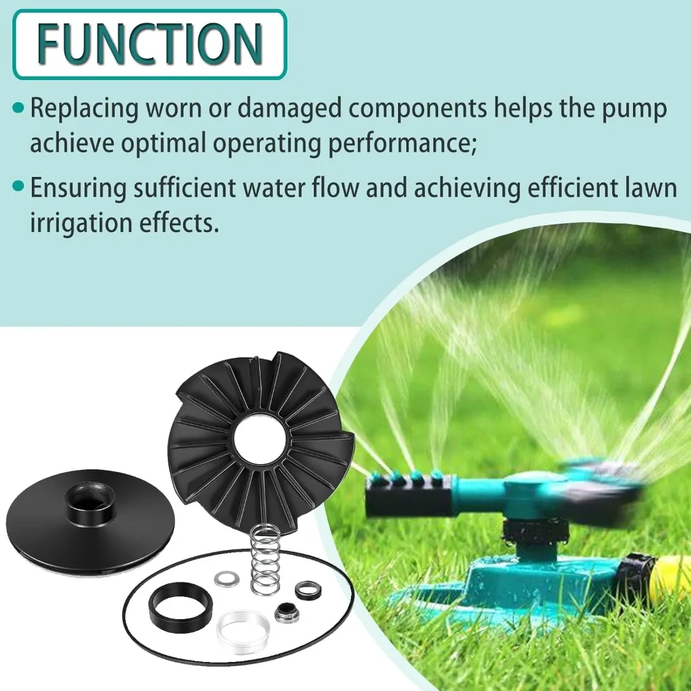 

Water Systems Repair Kit 2 HP Sprinkler Irrigation Pump Replacement Parts