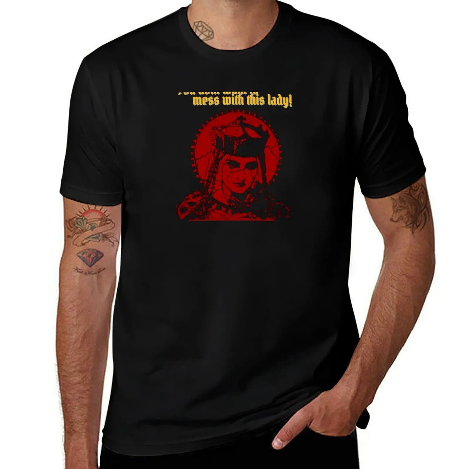 

Olga of Kiev: Beautiful Demon T-Shirt Basic Lightweight Short Sleeve Tee