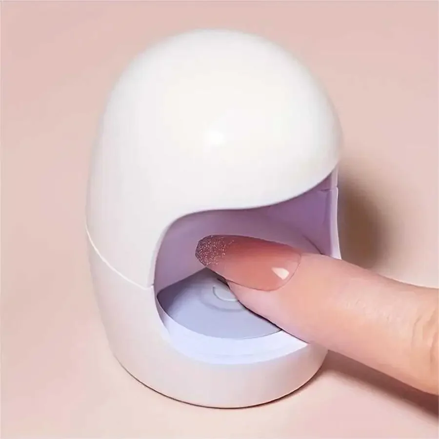 

Mini Portable Nail Light Nail Polish Glue Baking Light Dryer Light