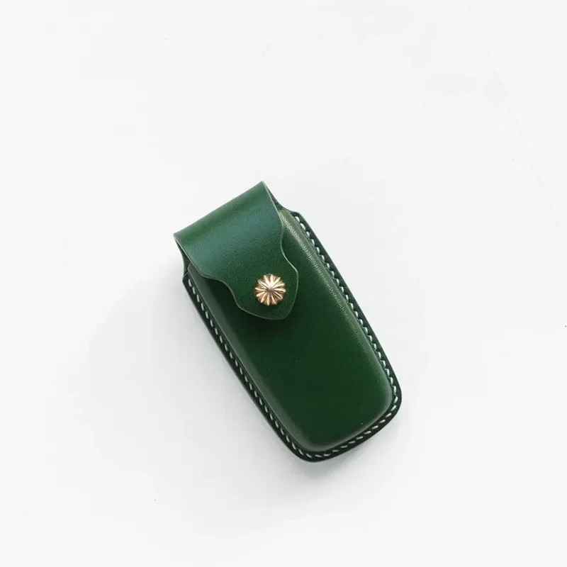 for Volkswagen Touareg Leather Handmade Key Bag Original Design Minimalist Car Key Cover High End