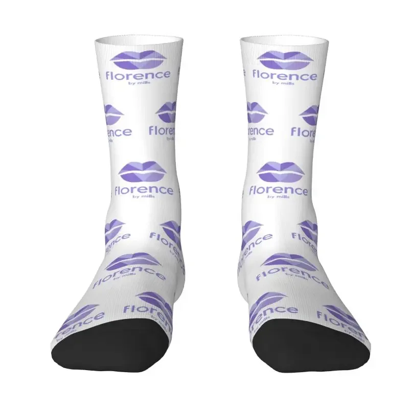 Florence By Mills Mens Crew Socks Unisex Kawaii 3D Printed Dress Socks