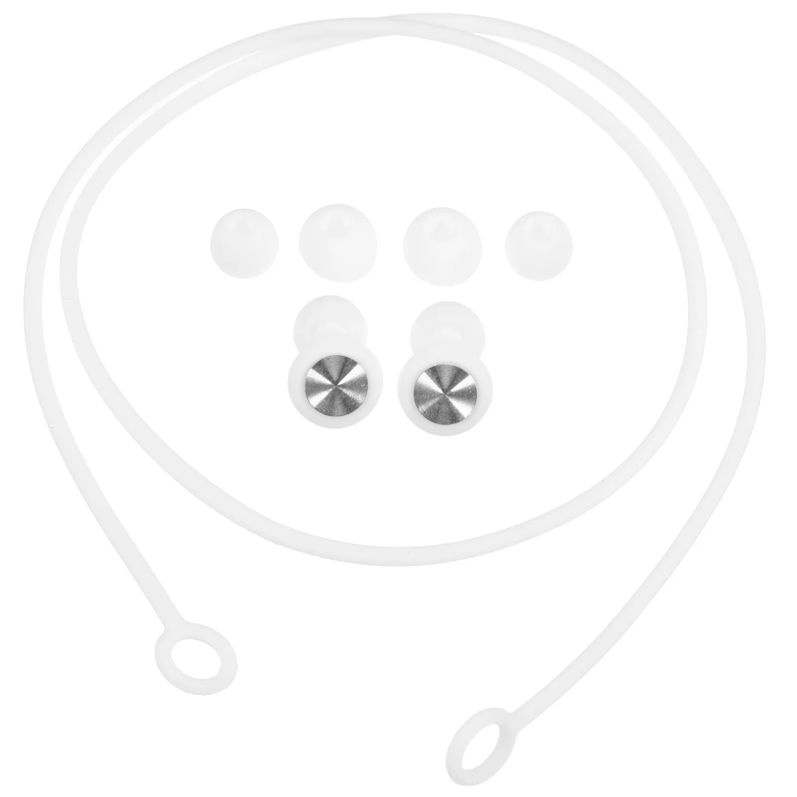 Sleep Earplugs Silicone Noise Reduction Moldable Ear Plugs Silver White Soft Comfortable for Studying Traveling Snoring Blocking