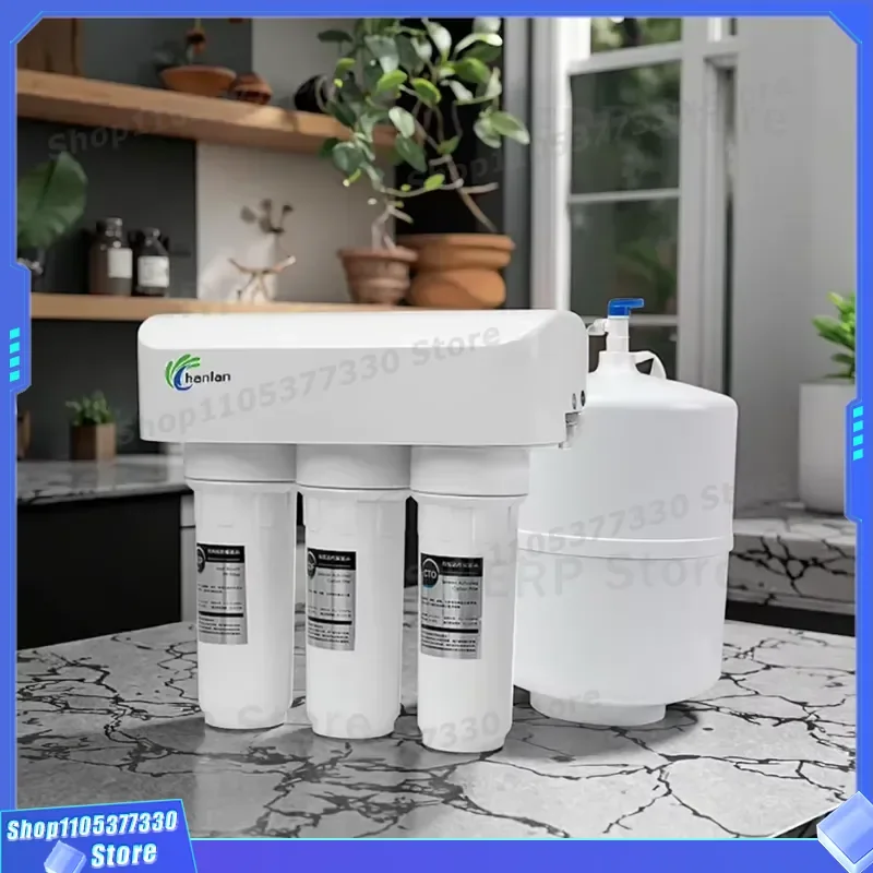 5 Stage Reverse Osmosis Water Filter System Home Drinking Purifier Domestic RO Membrane Filtration Unit for Kitchen Tap Use