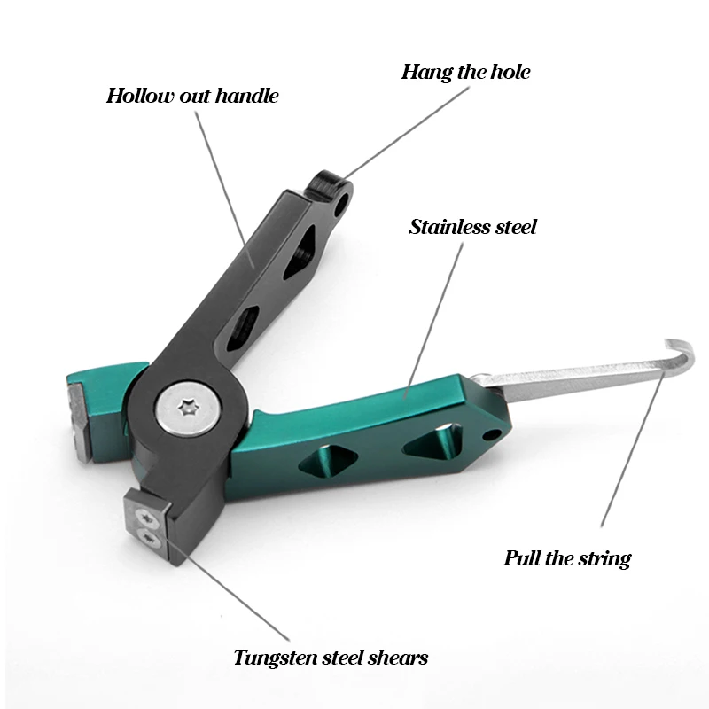 Outdoor fishing tools, stainless steel fishing scissors, strong scissors, fishing glue wire, scissors, and line scissors