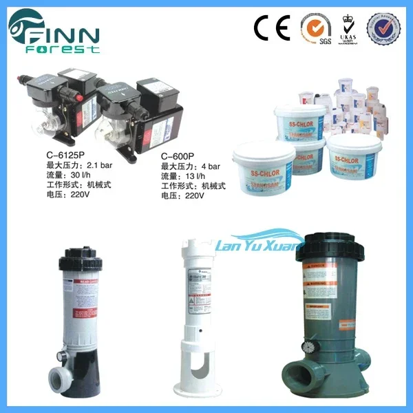 Bomba dosificadora química automática del cloro del acuario de la venta caliente para la piscina