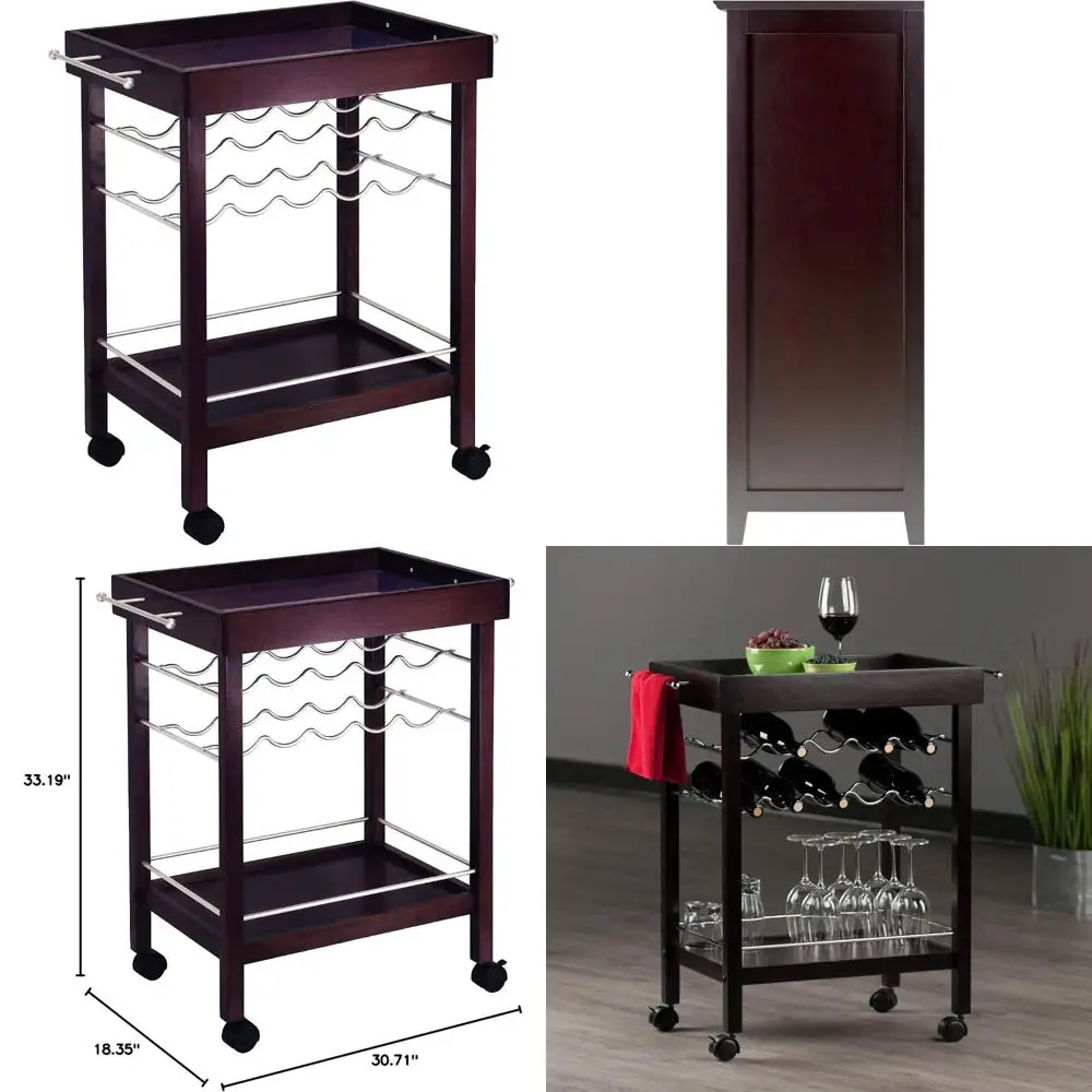 ที่เก็บไวน์สุดหรูในสีเอสเพรสโซ่สุดหรูหรา