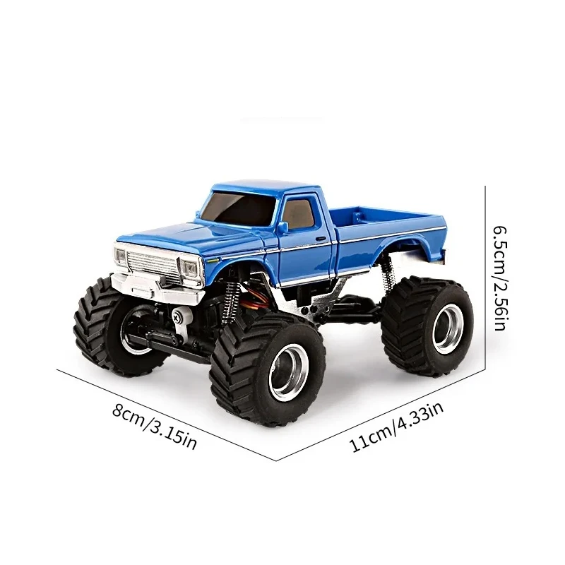 1:36 4Wd Rc Car Remote-Control Climbing Cars with Light 2.4G Off-Road Vehicles Wireless Model Toy Children Xmas Newyear Gift