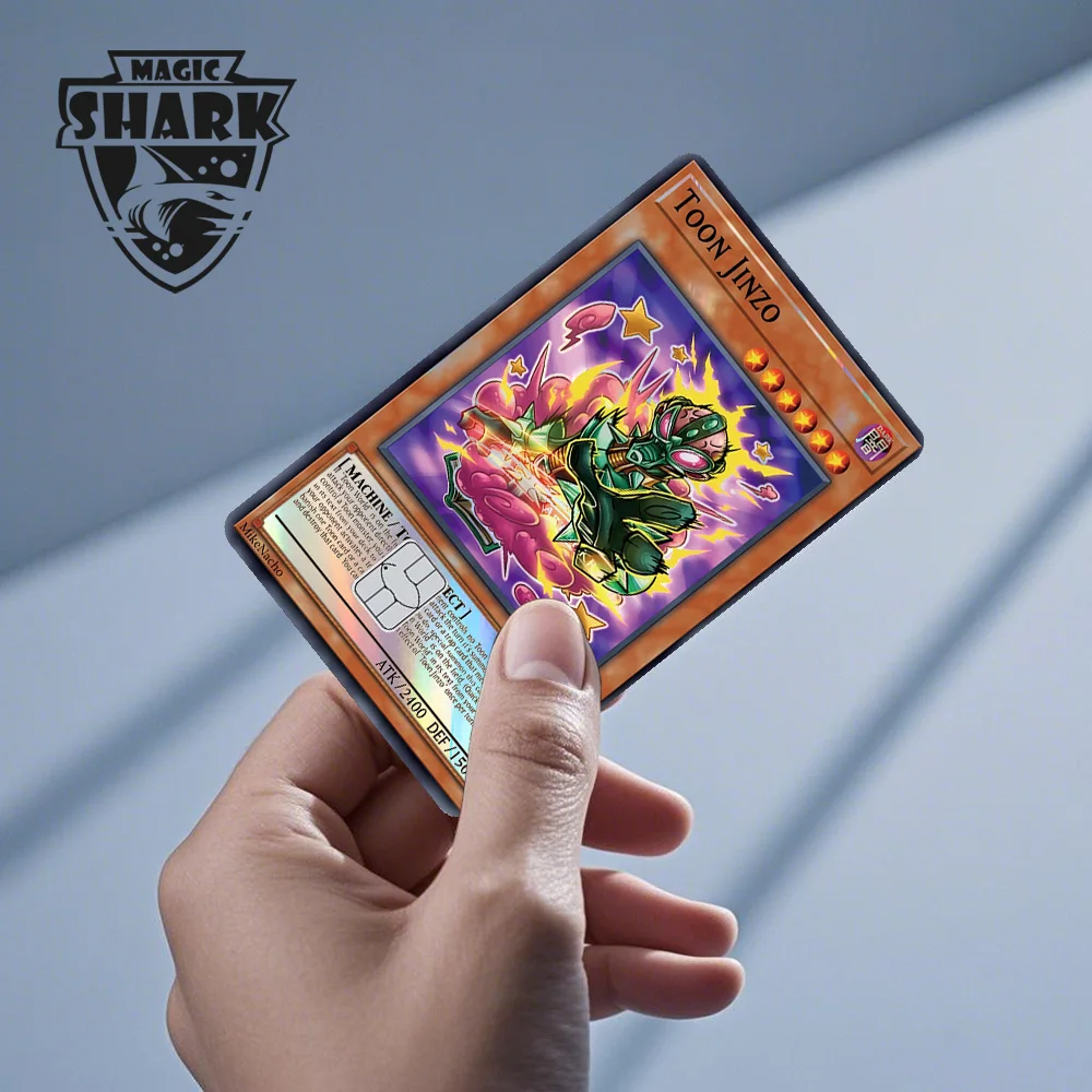 Magic Shark Blue Eyes Dragon Yo-gi-oh Game Shinny Laser Holographic Debit Credit Card Sticker Film Skin Front Cover – Detail 13