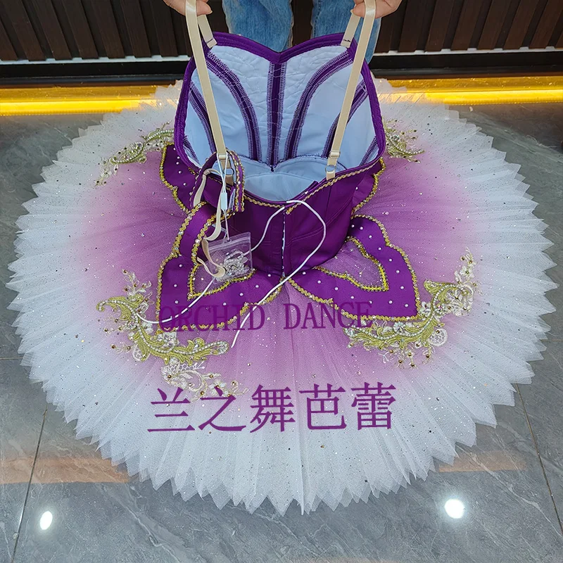 BT2507079 taille personnalisée professionnelle couleur personnalisée enfants filles femmes adultes lilas Ballet Tutu Costumes