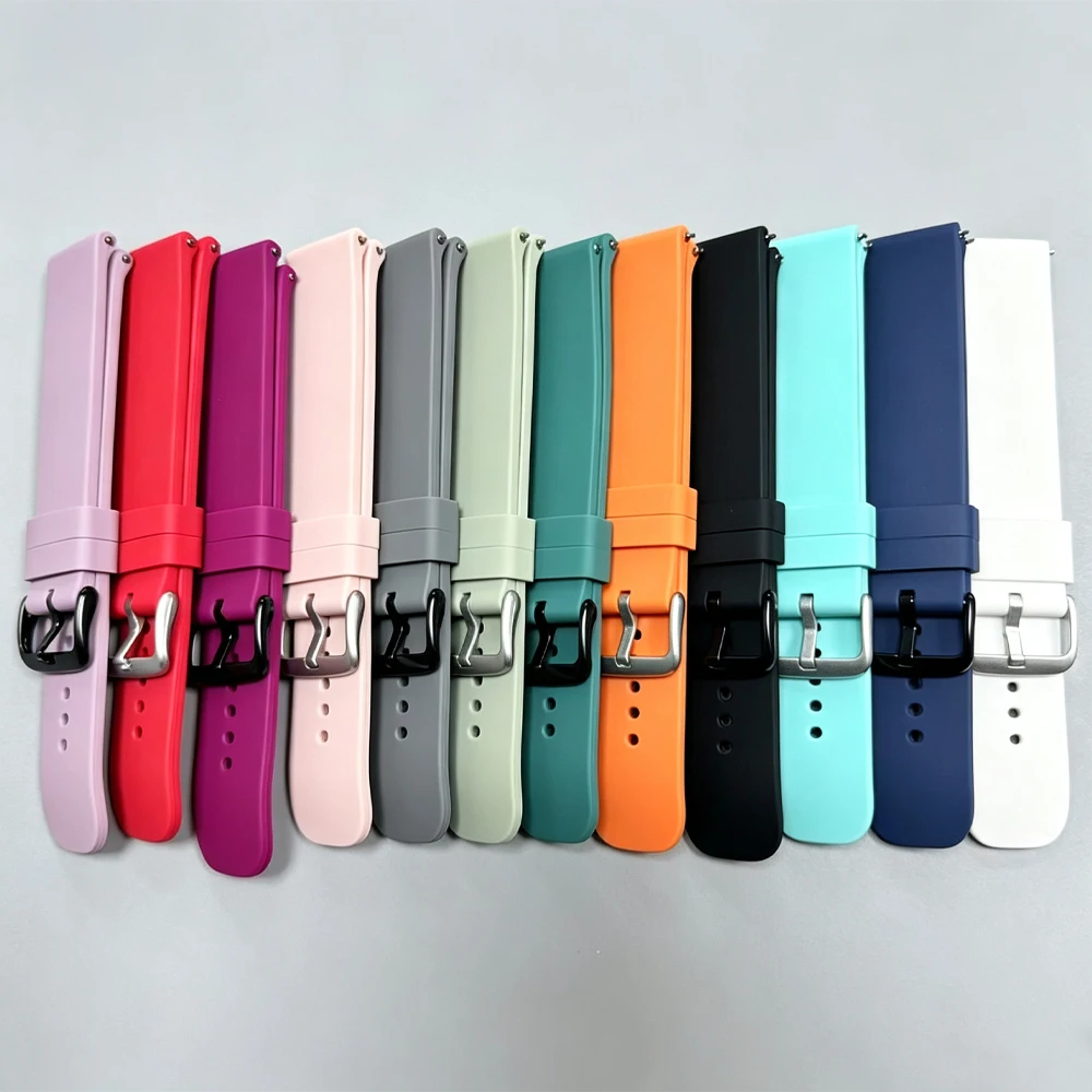 Strap For Amazfit BIP MAX 6 5/CHEETAH 2 Pro/Balance 2 3 Ultra/Bip Lite 3 Pro/GTS 4 2 mini/GTR 4 3 Band 20 22mm Silicone Bracelet