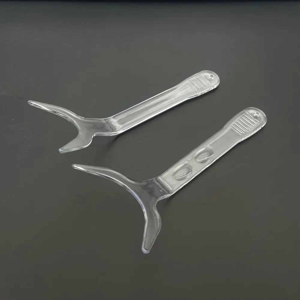 2Pcs Dental Lip Pressure Retractor Orthodontic Intraoral Cheek Lip Retractor Plastic Teeth Mouth Opener