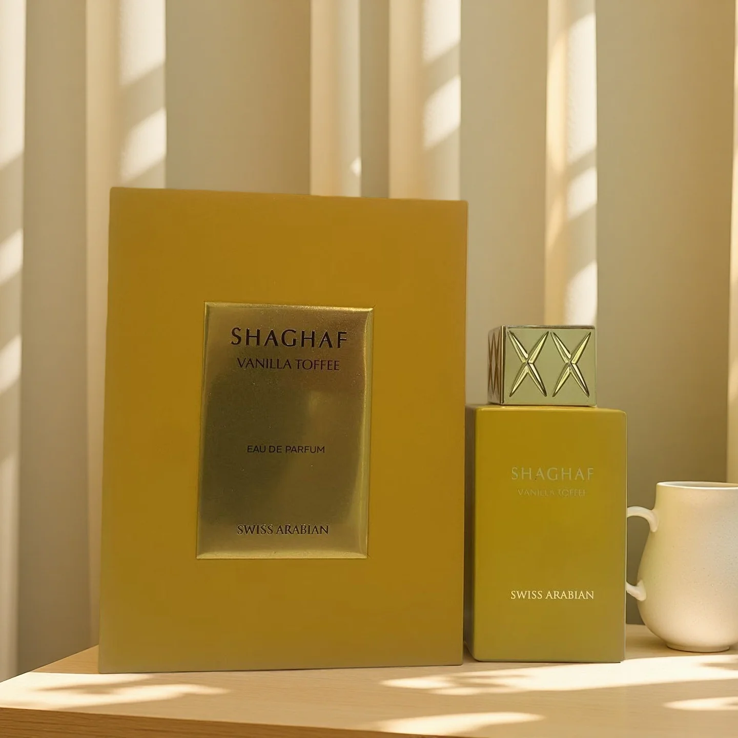 

Swiss Arabian Shaghaf Vanilla Toffee Unisex Eau de Parfum - Warm Gourmand Fragrance, Perfect Gift for All