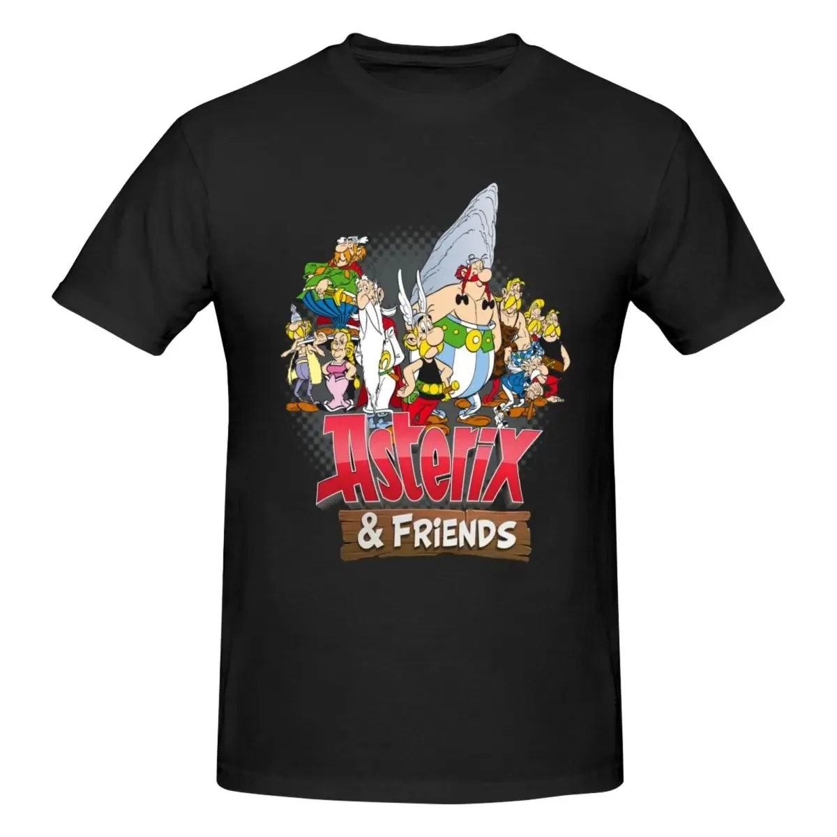 Summer 100% Cotton Asterix and Obelix T Shirts Men Women Cjildren Vintage T-Shirt Crew Neck Tees Short Sleeve Clothing