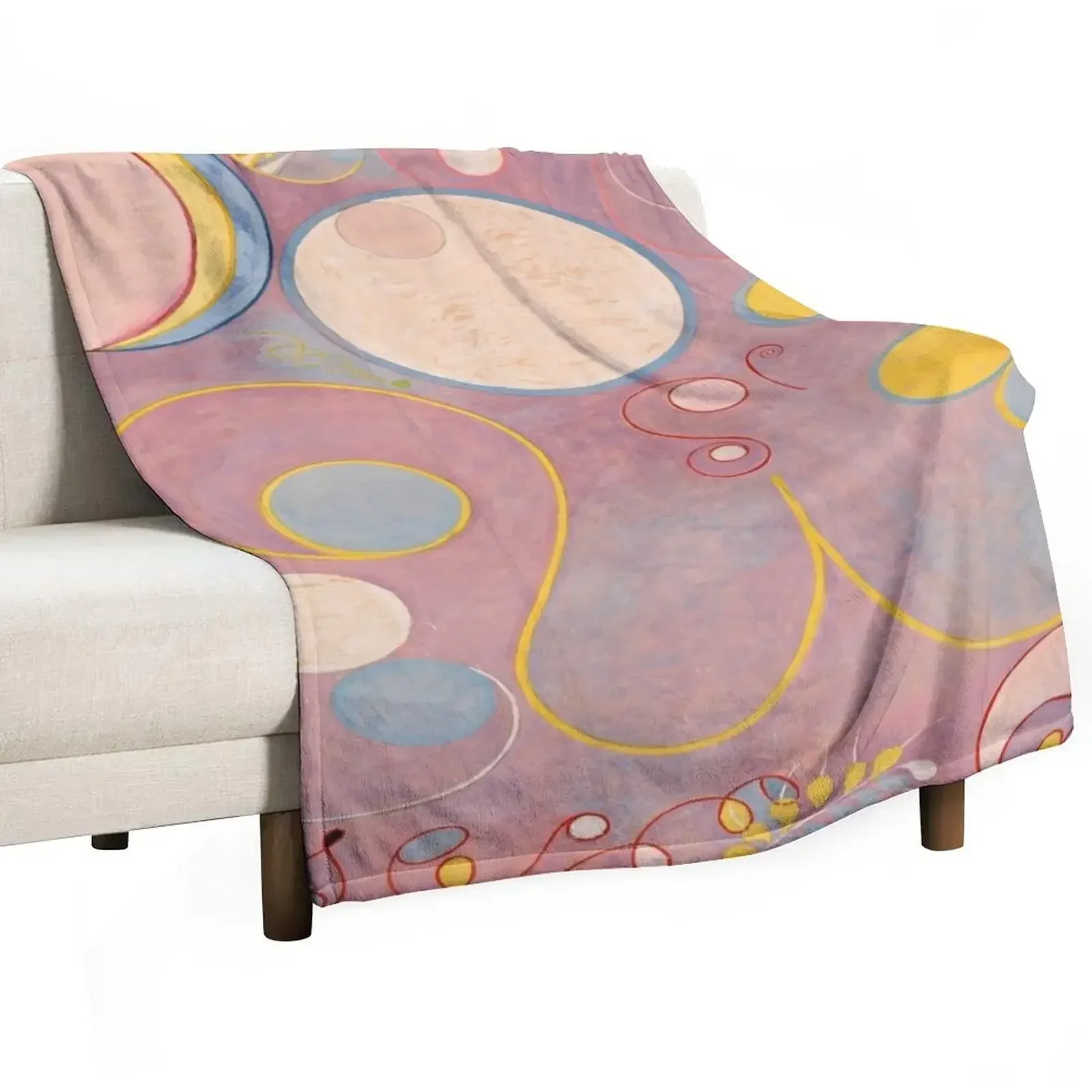 Hilma af Klint The Ten Largest, No.8, Adulthood, Group IV Throw Blanket Decorative Throw Custom Plaid on the sofa Blankets