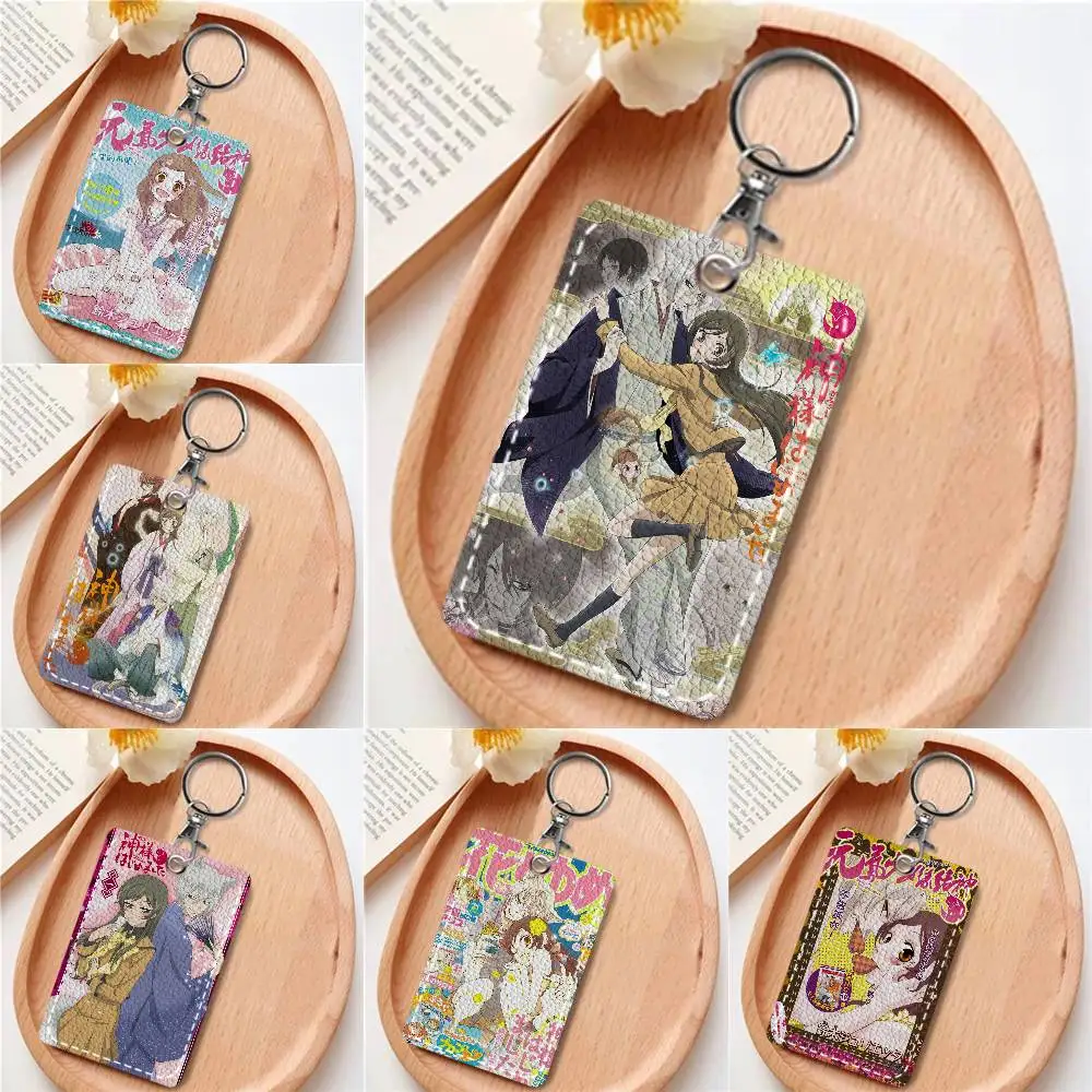 

Kamisama Kiss Card Holde Applicable To Credit Cards Bus Card Soft Leather Rectangular Keychain Protective Cover