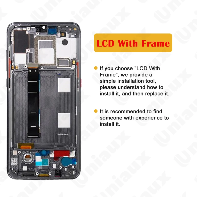 6.39\'\' Original AMOLED For Xiaomi Mi 9 M1902F1G LCD Display Touch Screen Digitizer Assembly For Xiaomi 9 LCD Screen Replacement