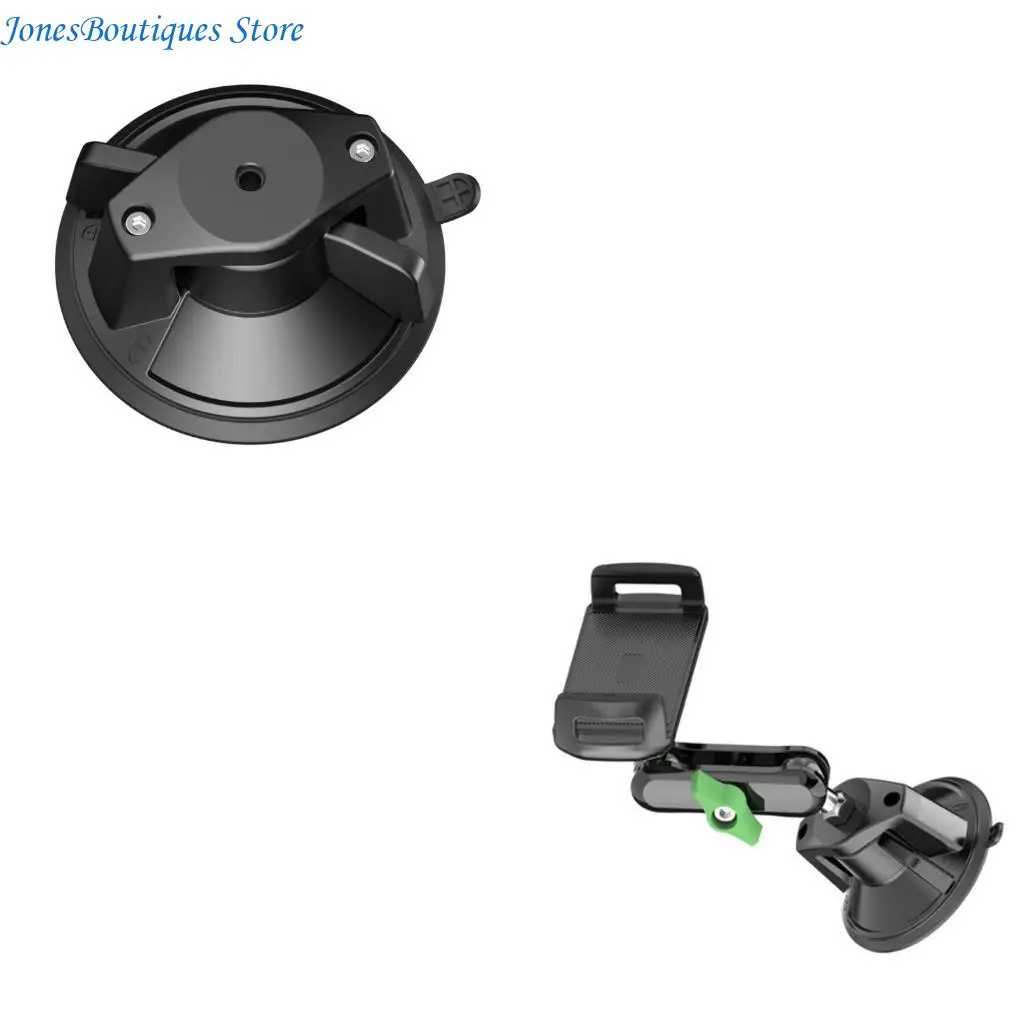 

Aluminum Car Tablet Holder 360 Degree Rotatable Adjustable Stand Strong Suction W8KE