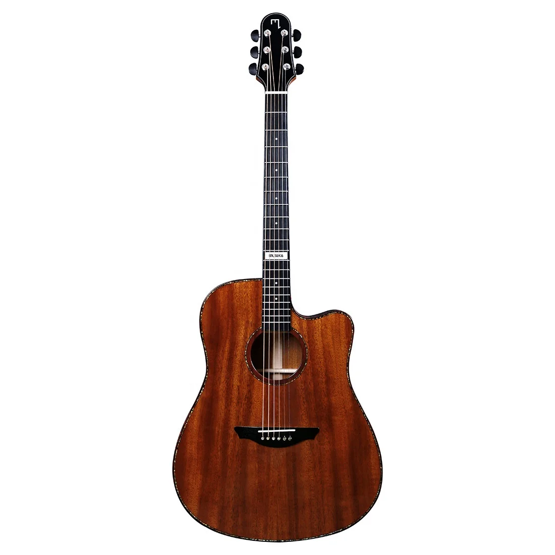 Manufacturer Direct Sales 41 Inch Acoustic African Natural Wood Panel Entry Premium Acoustic Guitar