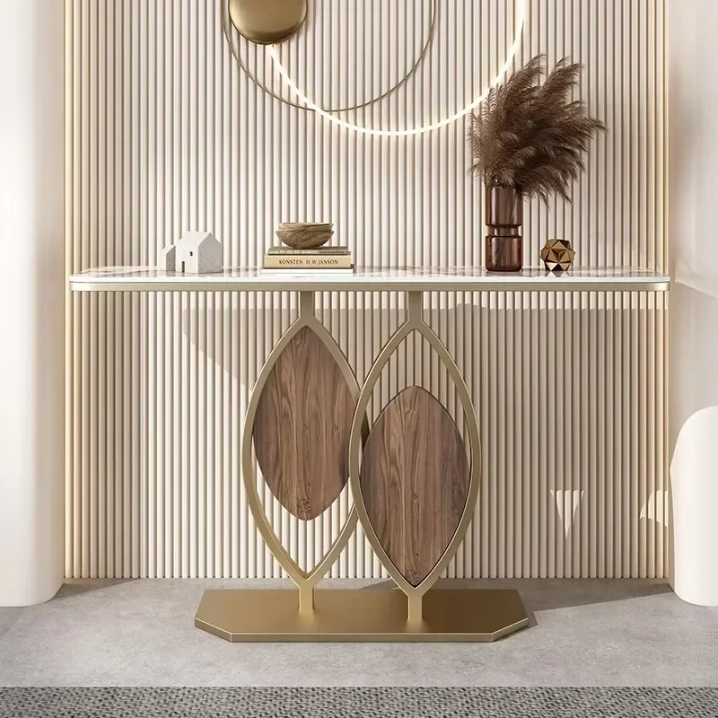 Luxury Modern Console Table Nordic Vintage Entrance Hallway Console Table Entryways Luxury Woonkamer Tafel Living Room Furniture