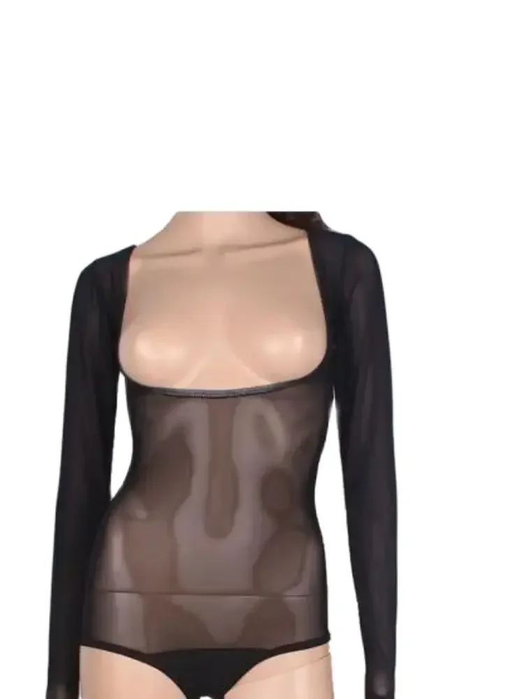 Bauchtanz Top solide indische Tanz Bodysuit freie Größe Frau transparente Bauchtanz Tops Gaze sexy