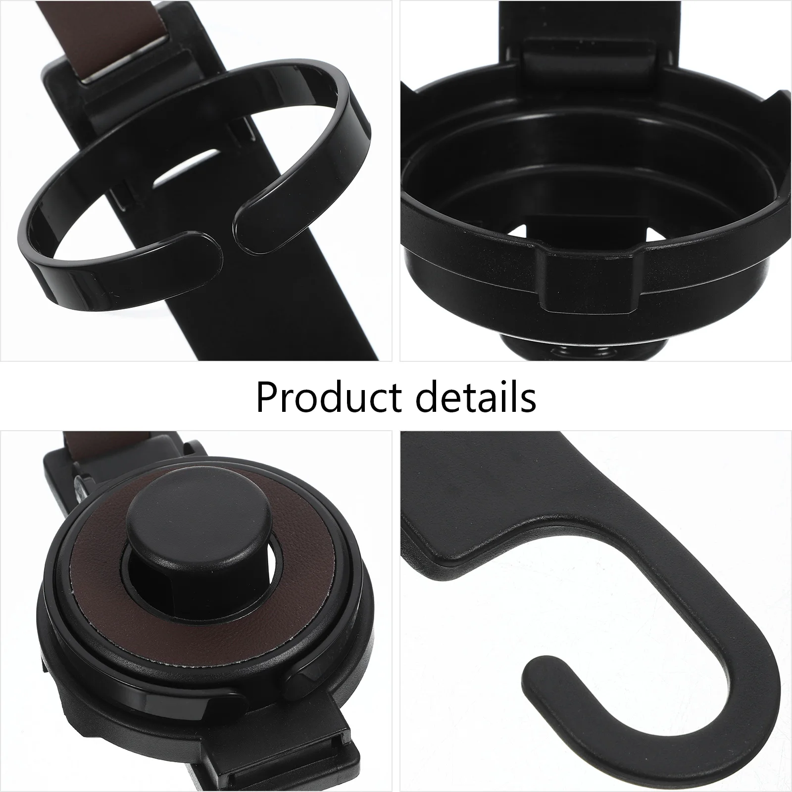 

Car Cup Holder Seat Headrest Hooks Seatback Storage Abs Drink Holder For Truck Boat Backseat Durable Automotive Accessories