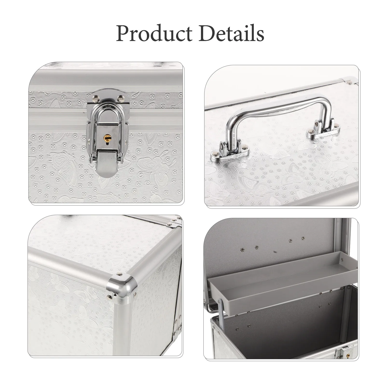 Multifunctional Trick Storage Box Portable Lightweight Handheld Suitcase for Magicians Props Organizer
