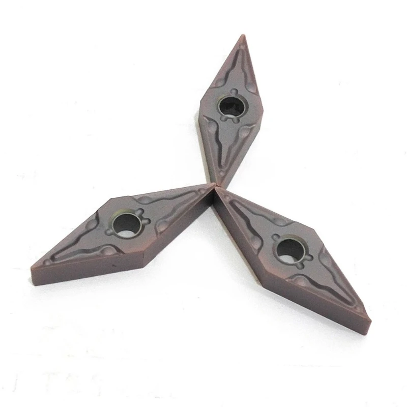 

10 шт. лезвие с ЧПУ VNMG160404/08 MA VP15TF твердосплавное покрытие