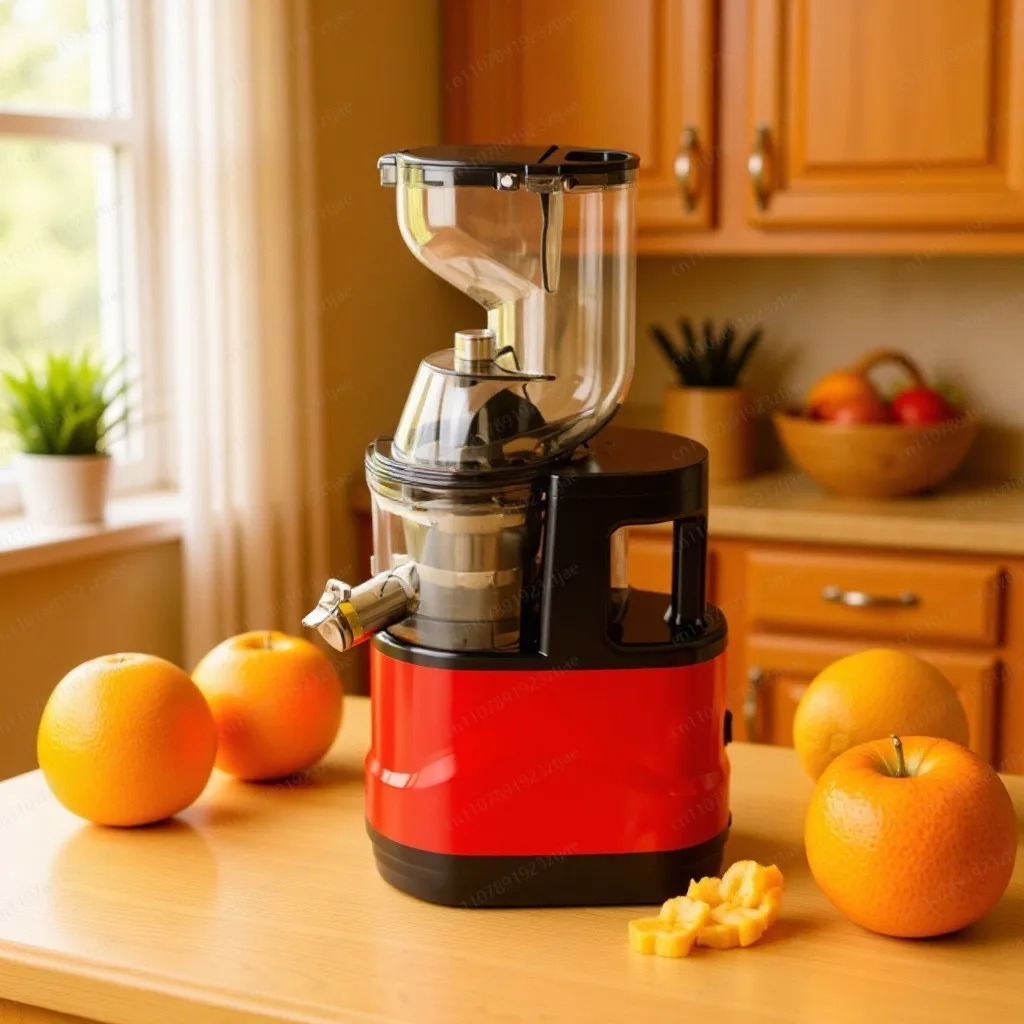 Automatic Large Mouth Juicer Machine | Slow Juice Extractor with Pulp Separation | Whole Fruit Press