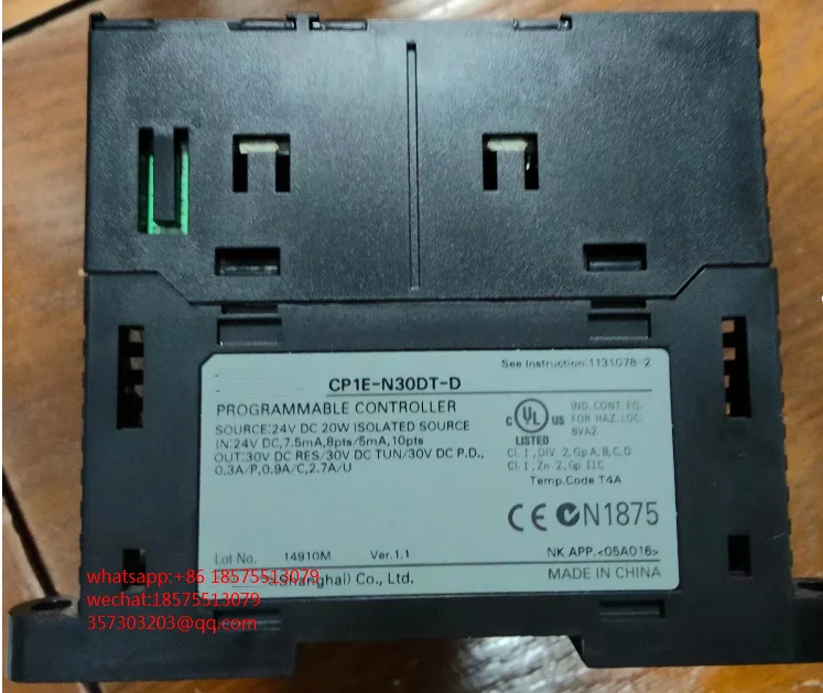 For CP1E-N30DT-D Programmable Controller PLC Module 1 Piece