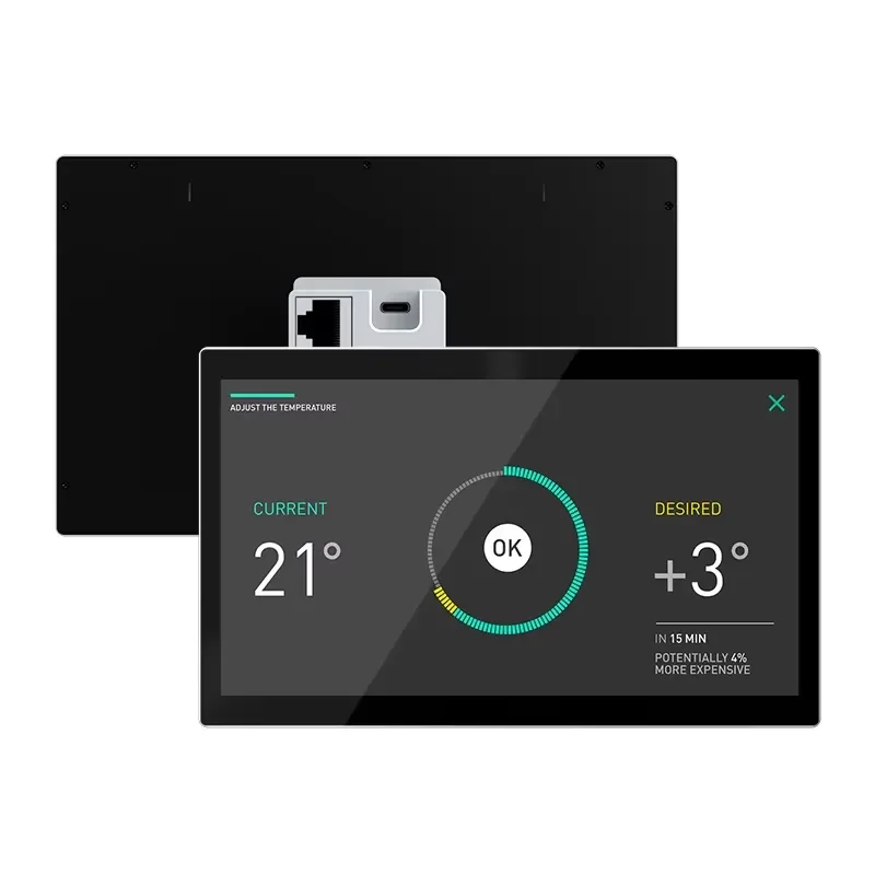 BOLRZO Sunworld YC-SM08M Smart Home 8-inch Knx Smart Home System Android Wall Mounted PoE Tablet Panel
