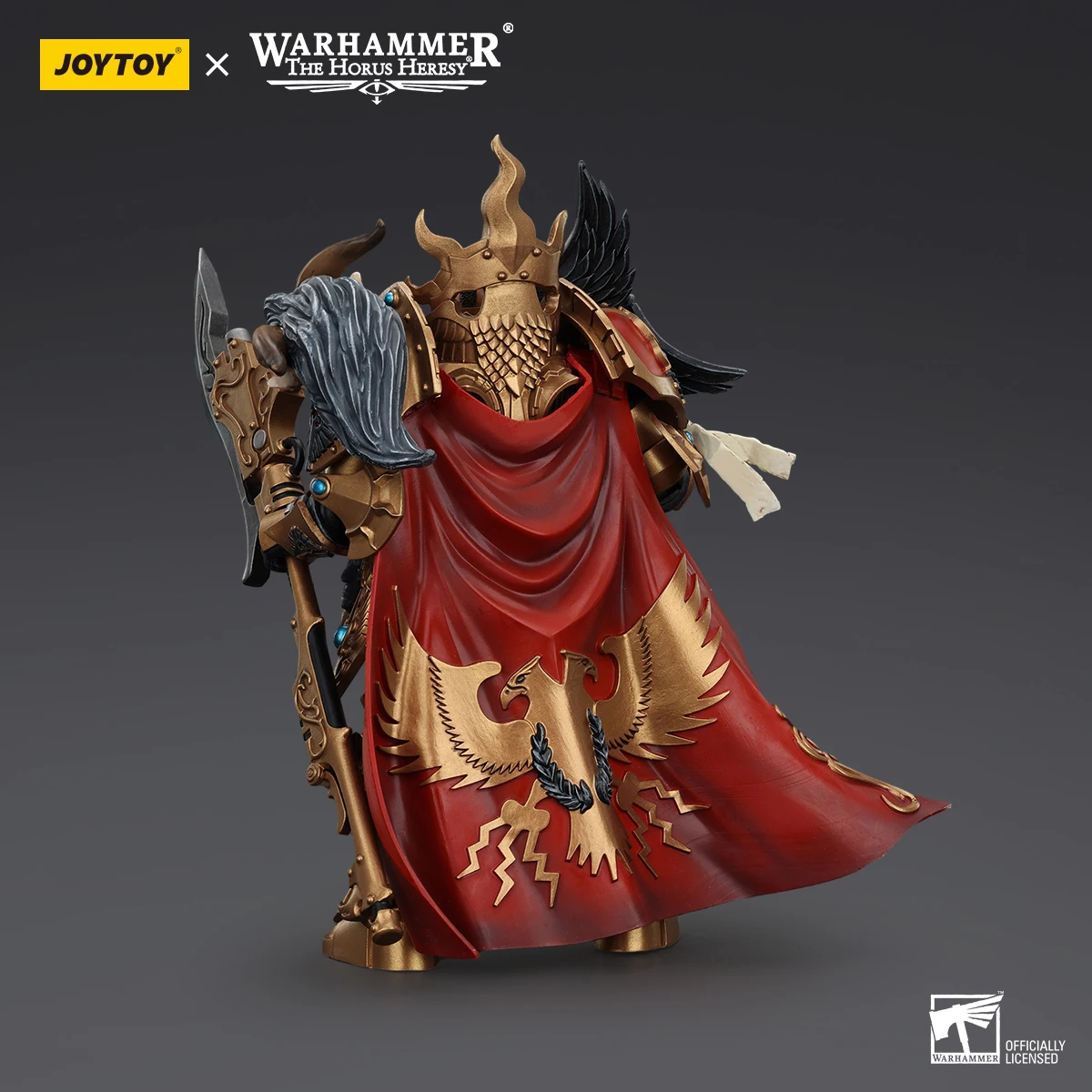 JOYTOY Warhammer 40k Figure Legio Custodes Constantin Valdor, Captain-General of the Legio Custodes Statue Collection Model Gift