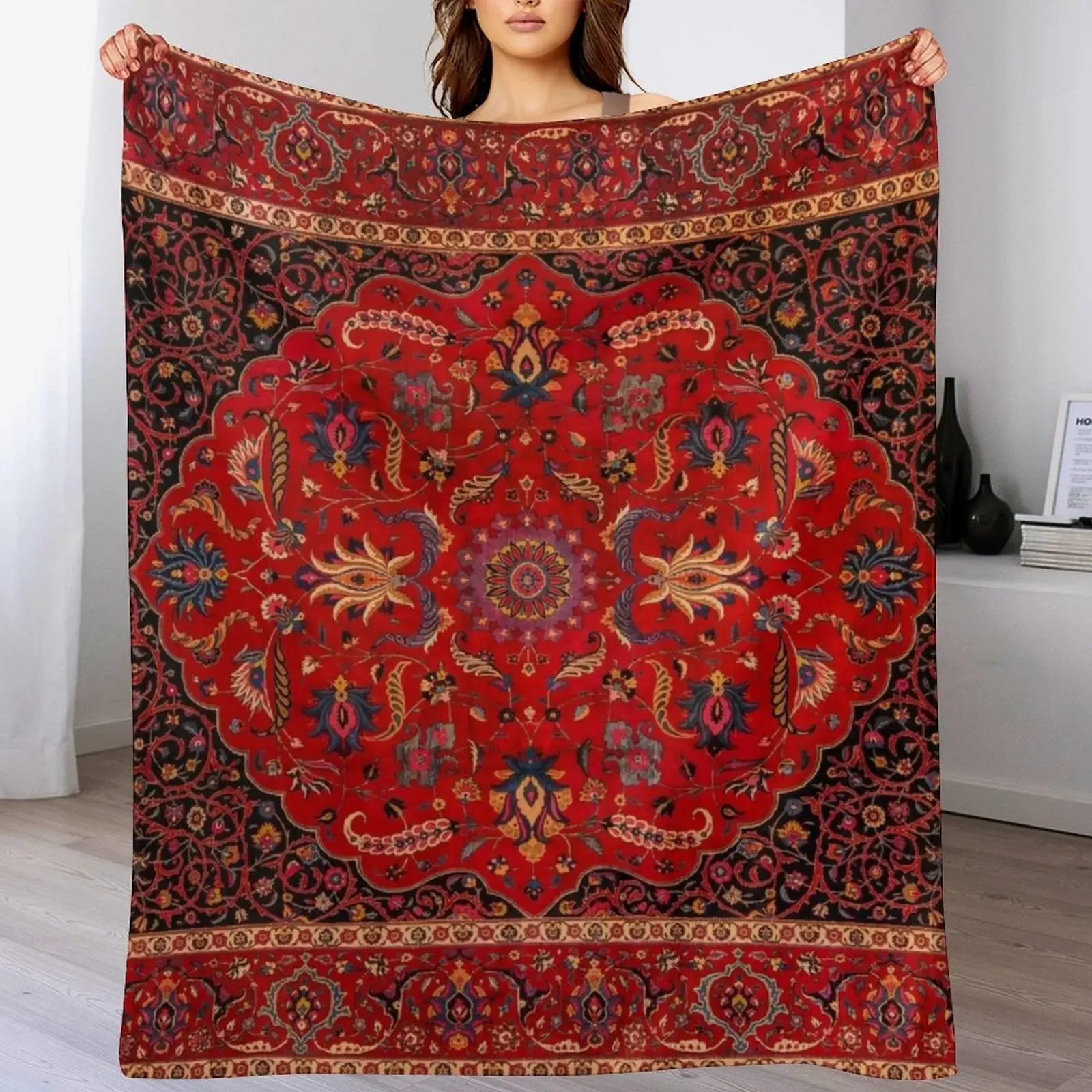

Antique Persian Rug Throw Blanket Blankets For Bed Beautifuls Bed Camping Blankets