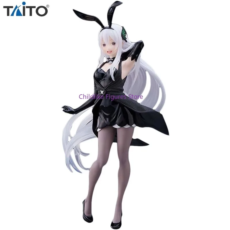 Original Genuine TAITO Re: Zero Starting Life in Another World 18cm Echidna Coreful Bunny Girl PVC Anime Figure Toy Gift