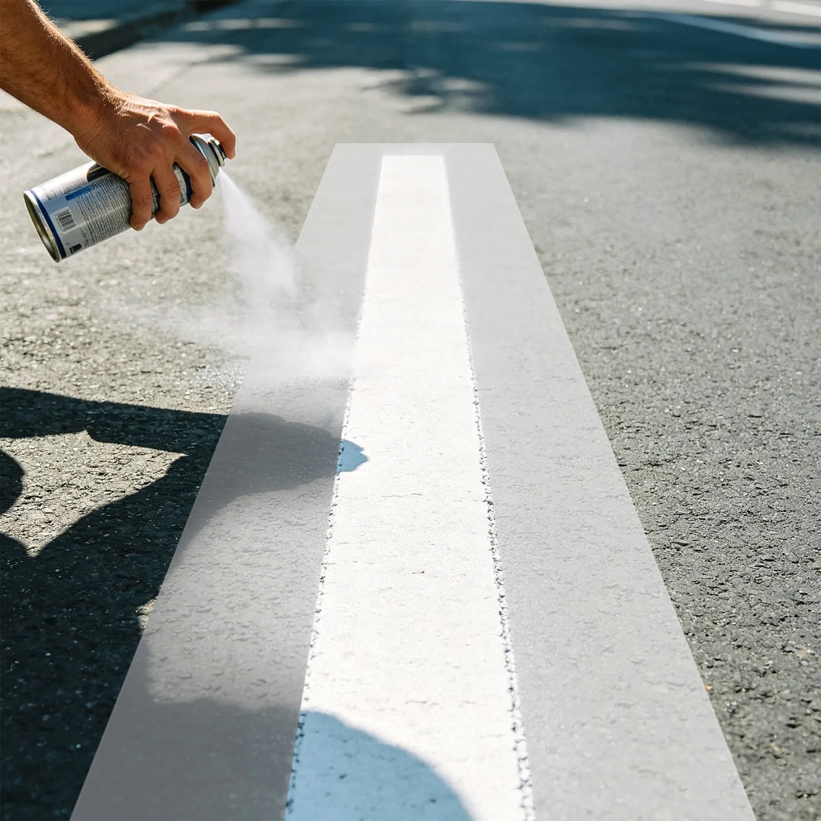Reusable Foldable Parking Lot Line Stencil Precise Straight Line Template for Asphalt Concrete Pavement Efficient Portable Road