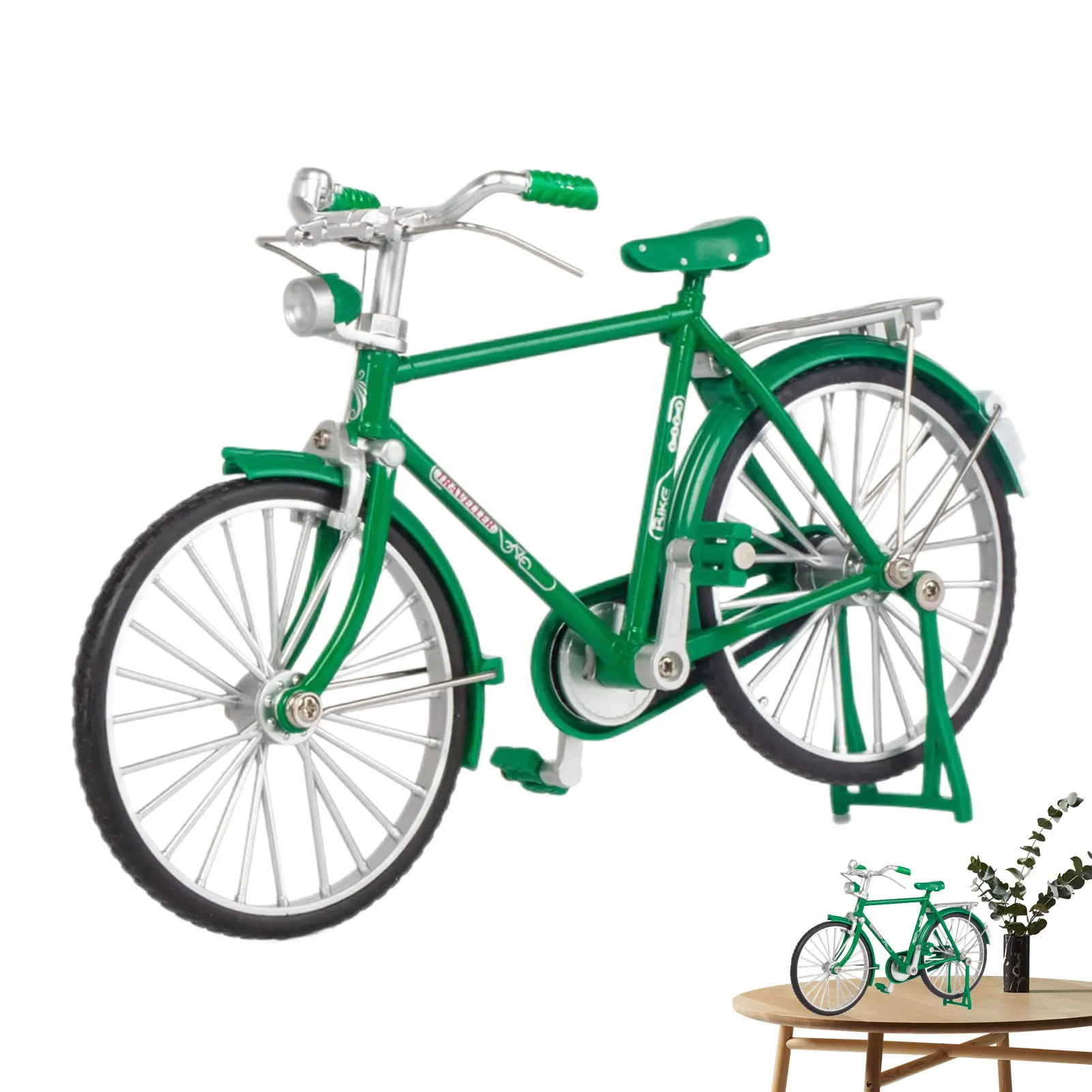 1:10 Scale Vintage Bicycle Model 1: 10 Scale Design Small and Portable for Living Room Desktop Decoration