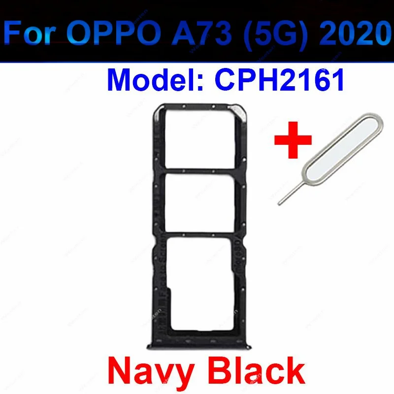 Sim Card Tray Holder For OPPO A72 A73 A74 4G 5G 2020 Dual SIM SD Card Slot Reader Adapter Replacement Repair Parts  A72