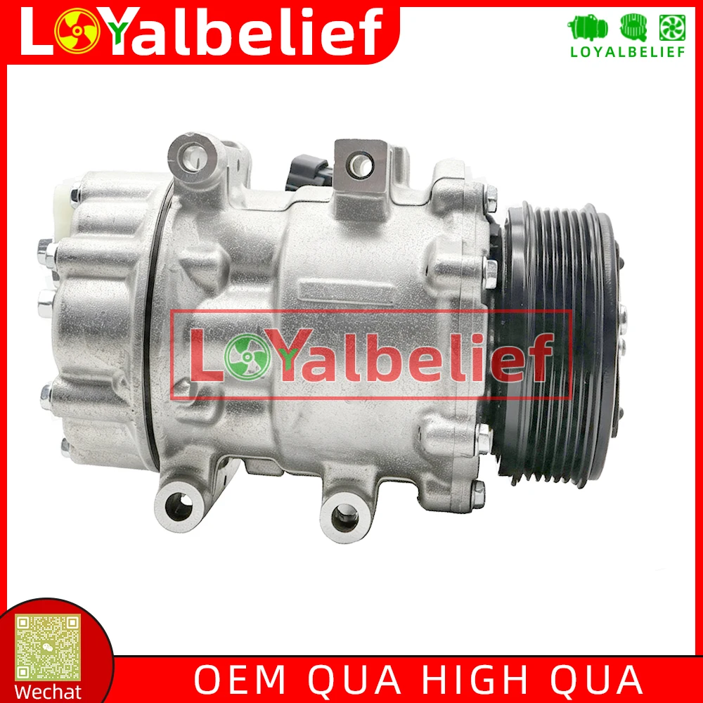 A/C AC Compressor For Chery Tiggo 5X Pro 7 8 Arrizo Tansuo / Exeed LX TXL / Jetour X70 X90 301000131AA 301000210AA 6 Grooves