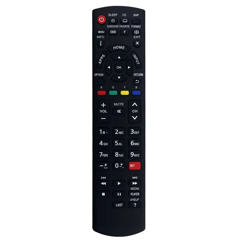 Control remoto N2QAYB000926 reemplazado para televisor PANASONIC LED LCD Smart HDTV TC-39AS530 TC39AS530U TC-40AS520 TC40AS520U