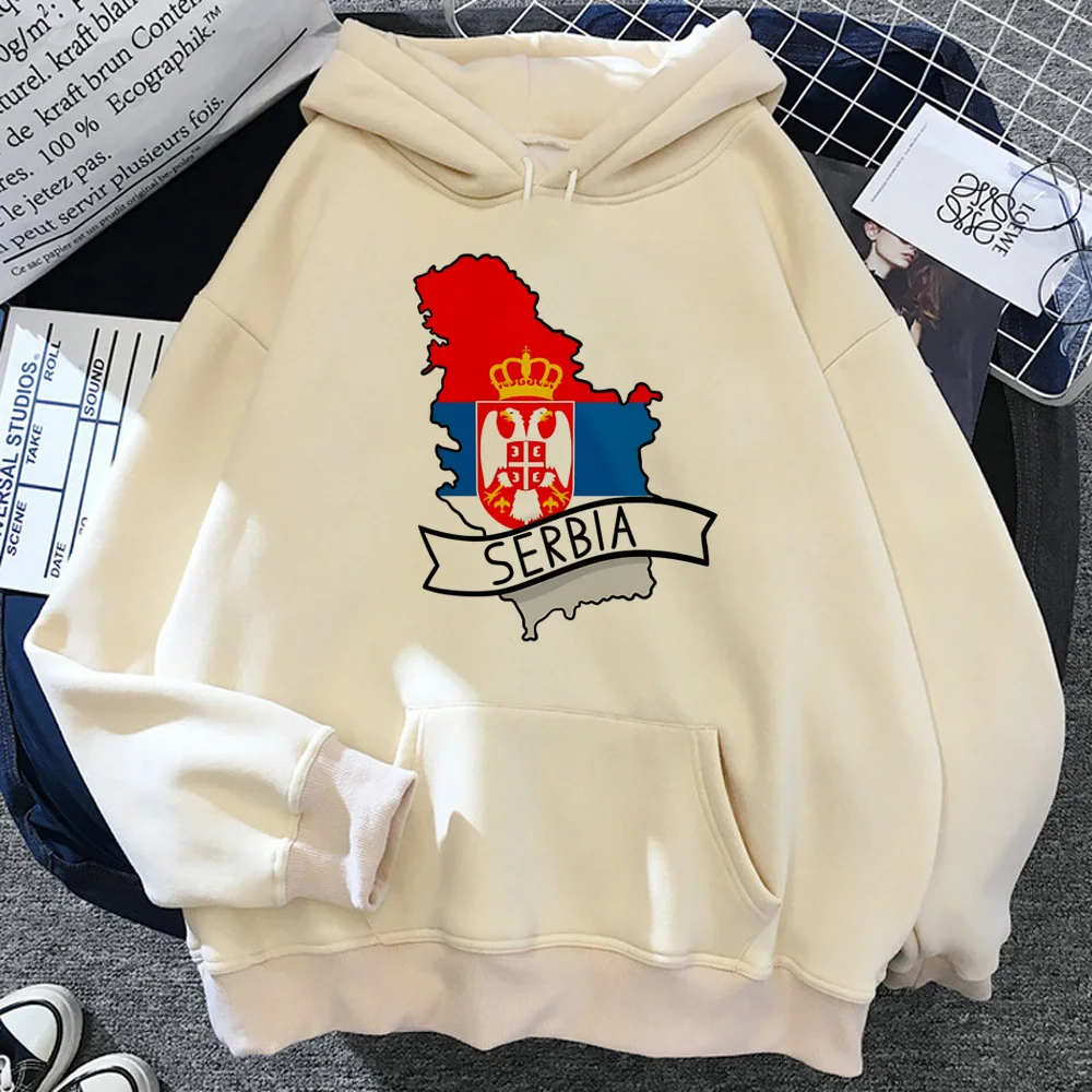 Serbien hoodie harajuku athleisure comic comfortable manga female hoddie streetwear designer athleisure patterned